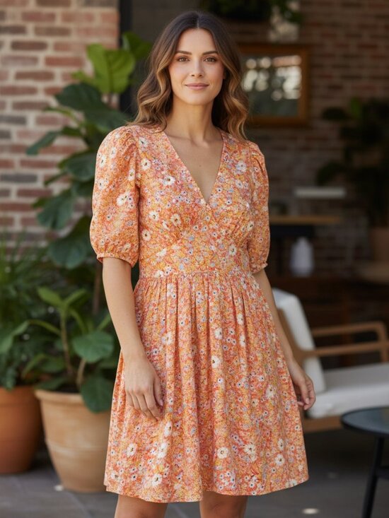Trovata Dresses & Skirts - Trovata Gia Autumn Fields Mini Dress